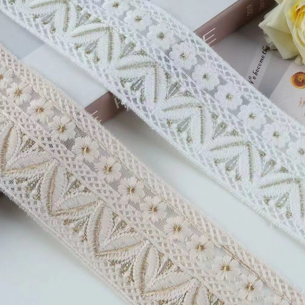 Elegant and Playful Lace Trim Kalsten