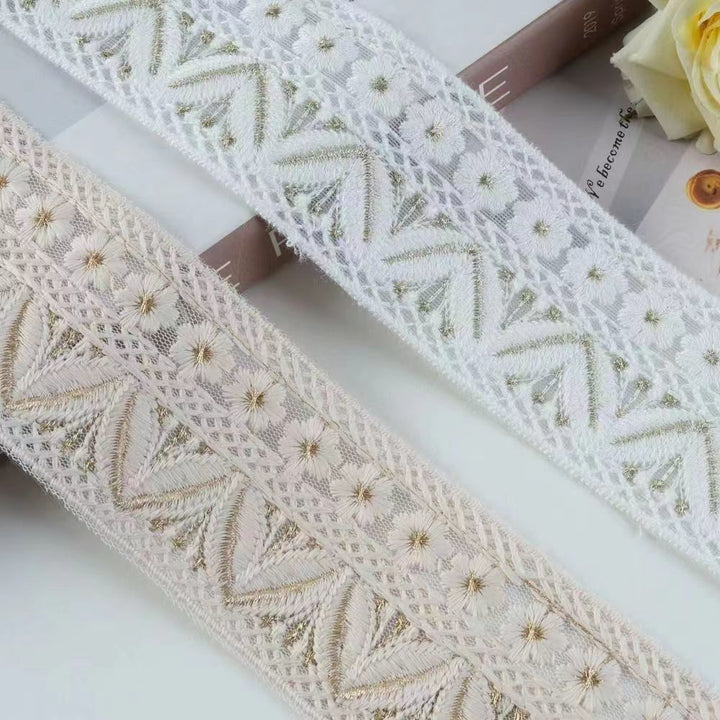 Elegant and Playful Lace Trim Kalsten
