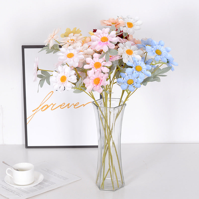 Realistic Artificial Daisy Floral Stem