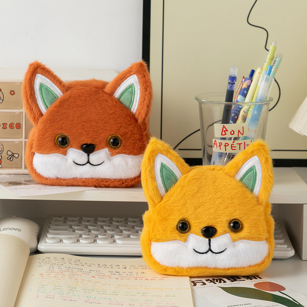 Plush Fox-Shaped Pencil Case Kalsten