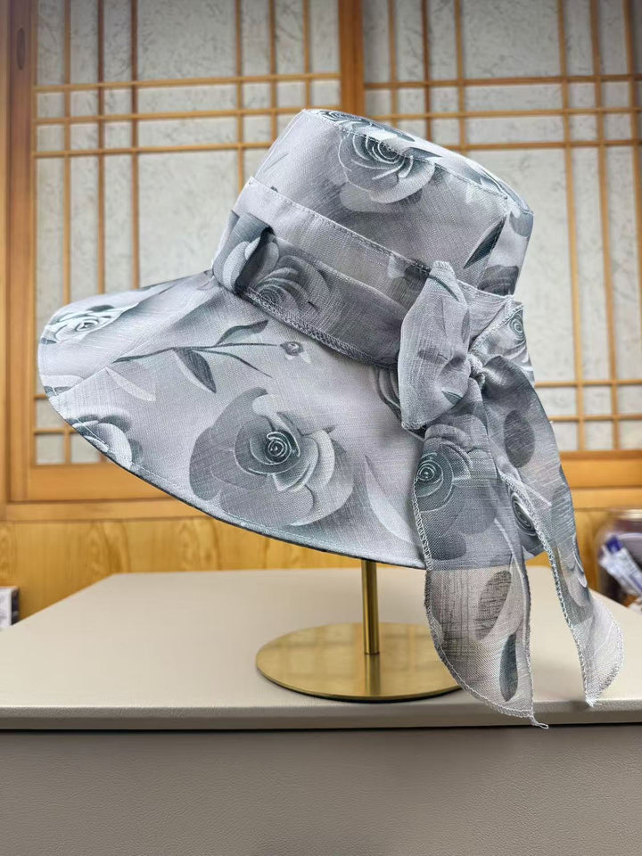 Wide Brim Floral Sun Hat Kalsten