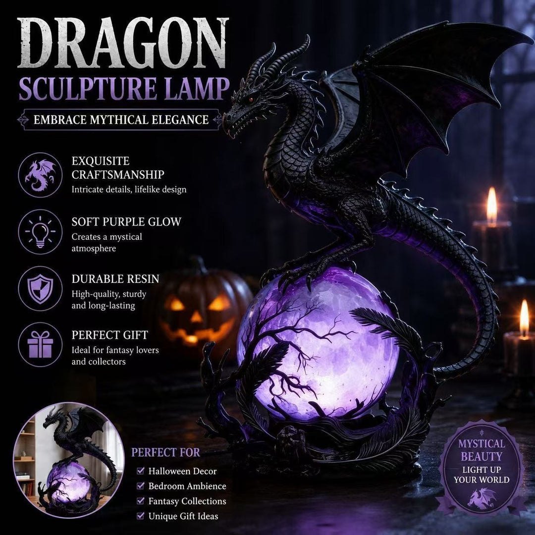 Dragon-Themed Decorative Table Lamp Kalsten