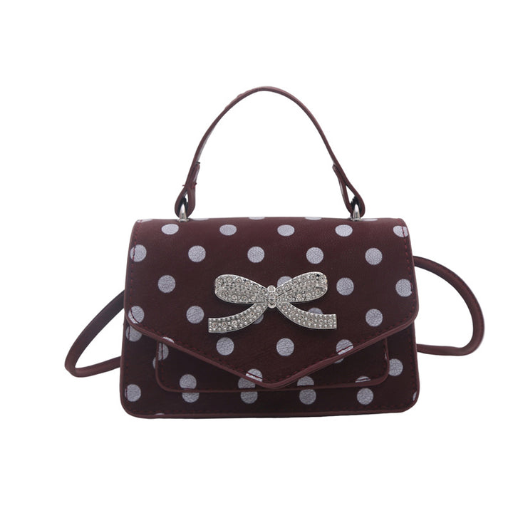 WoElegant Polka Dot Handheld Satchel Bag Kalsten