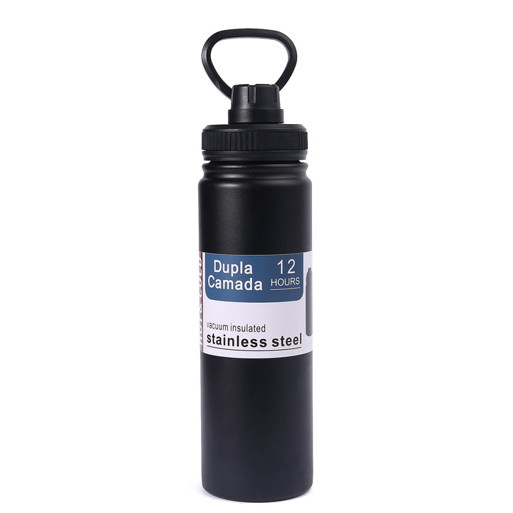 Ladies stainless steel vacuum water bottle with ergonomic handle Kalsten