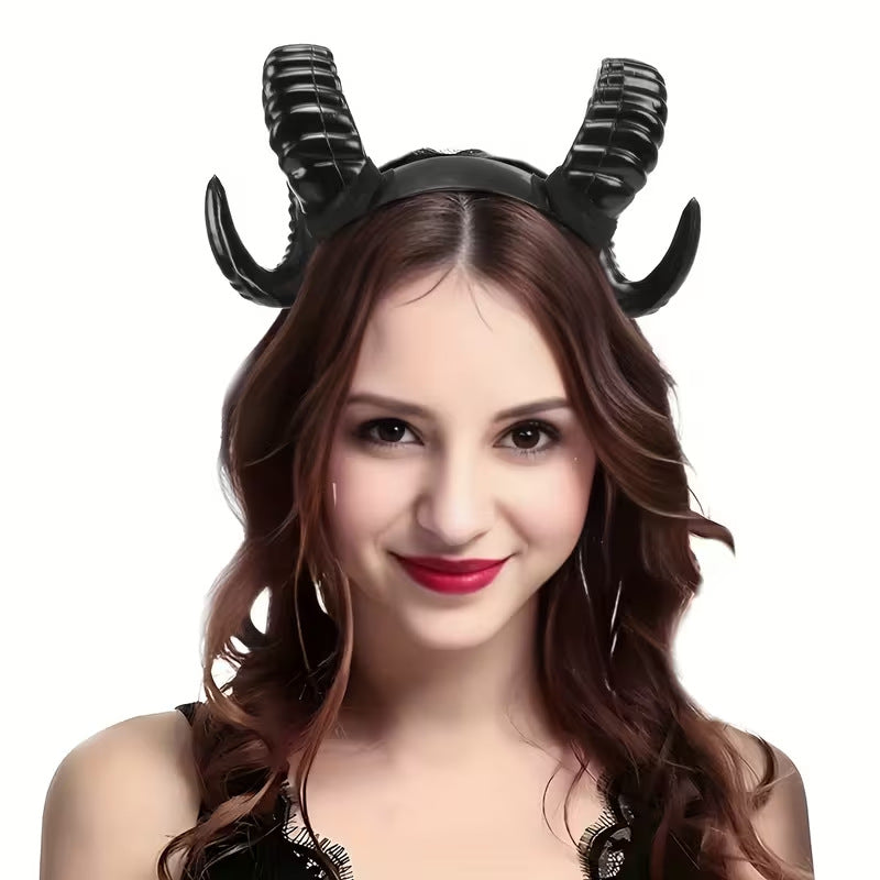 Elegant headband with antler design
