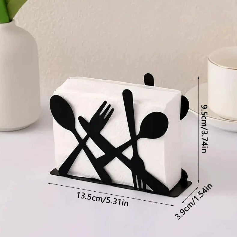 Elegant napkin holder made of metal Kalsten