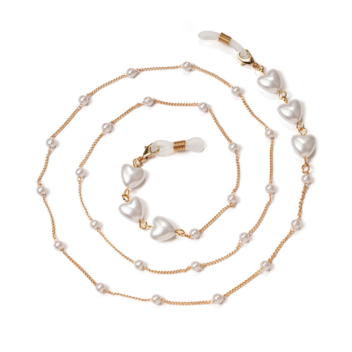 Heart-Embellished Eyewear Chain Kalsten