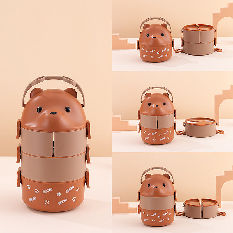Cute Panda-Themed Food Storage Container