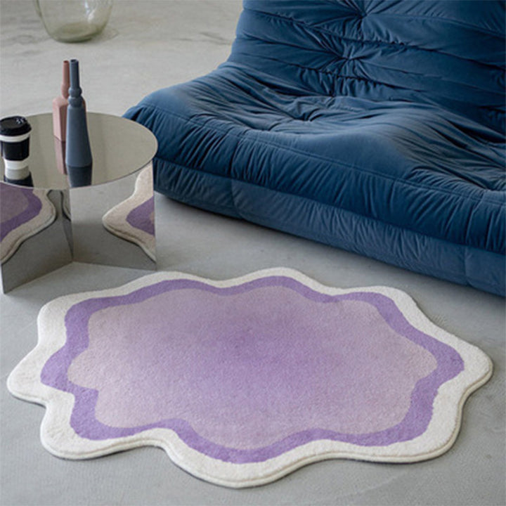 Soft Minimalist Flower Carpet