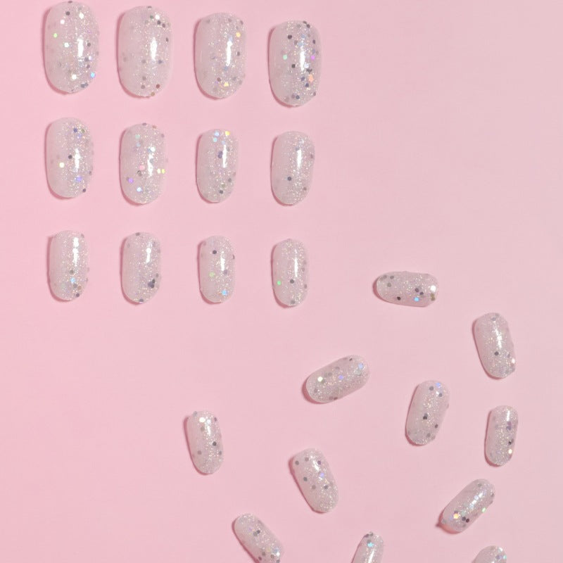 Glamorous Glittering Press-On Nail Set Kalsten