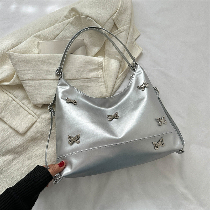 Elegant Butterfly Embellished Shoulder Bag