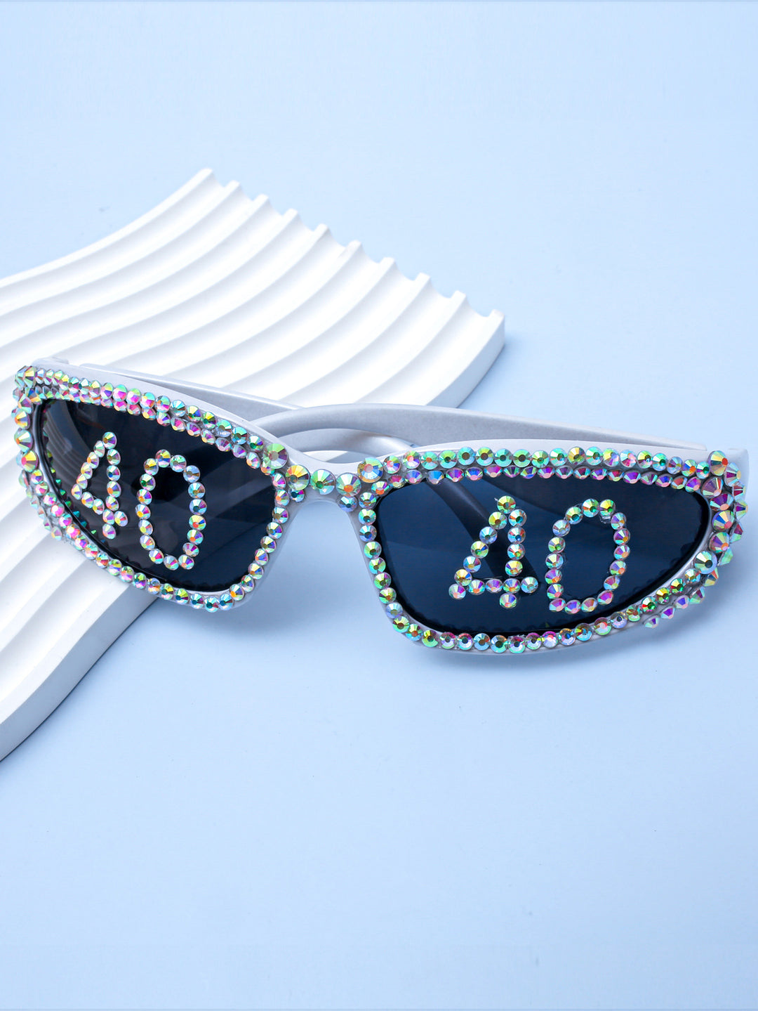 Statement Swarovski Crystal Embellished Sunglasses Kalsten