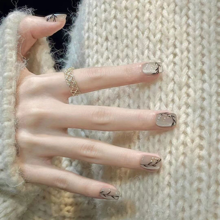 Premium Glittering Press-On Nail Extensions Kalsten