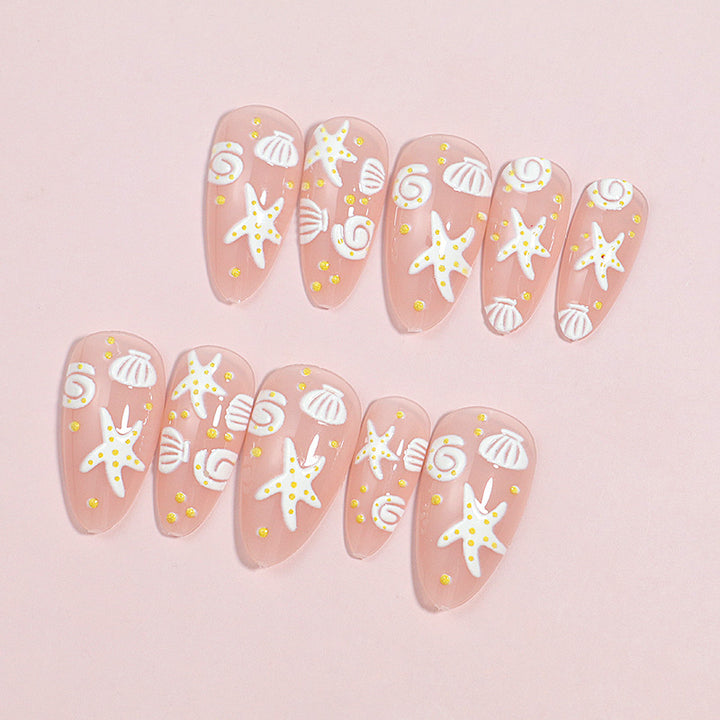Coastal Themed Press-On Nails Kalsten