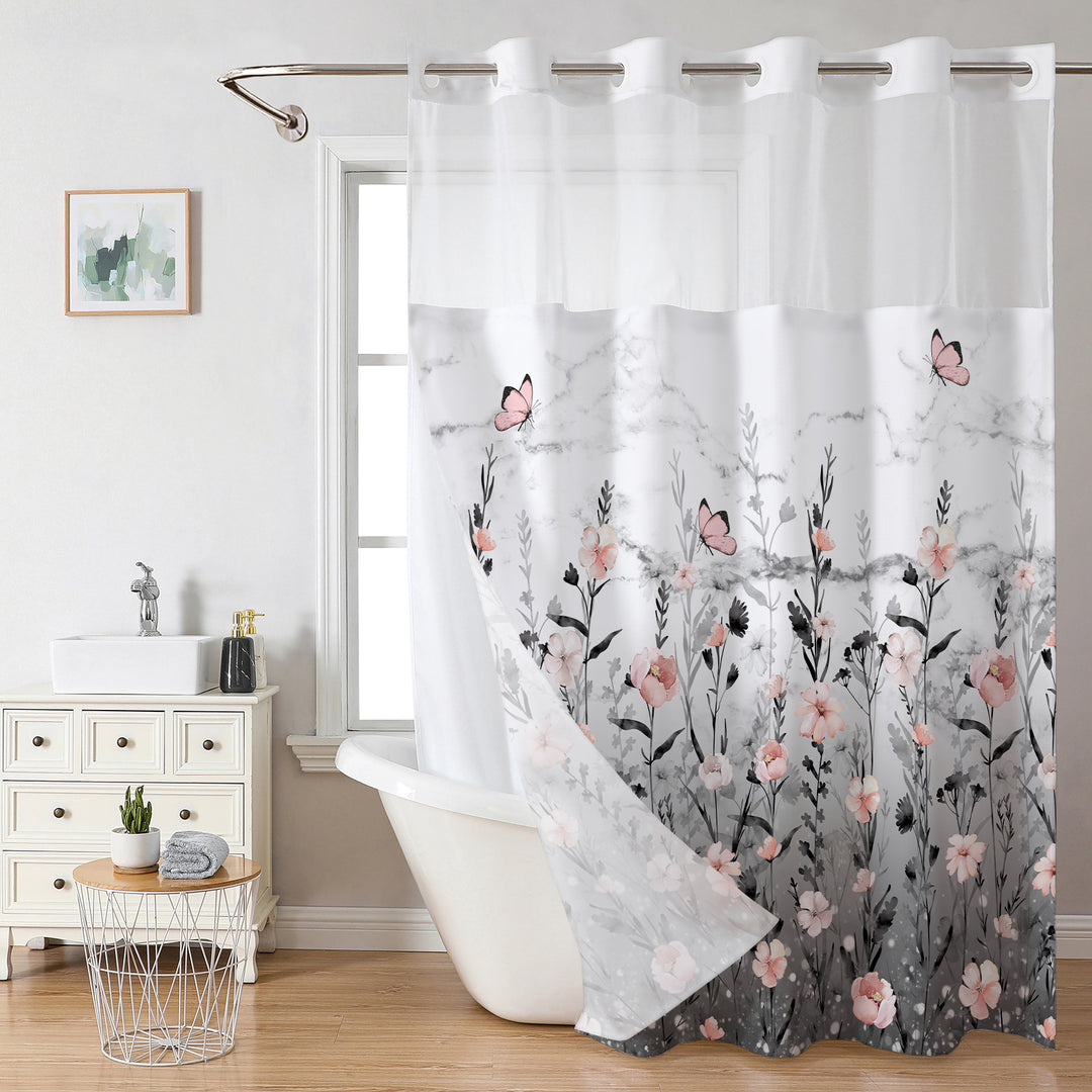 Floral Design Shower Curtain Kalsten