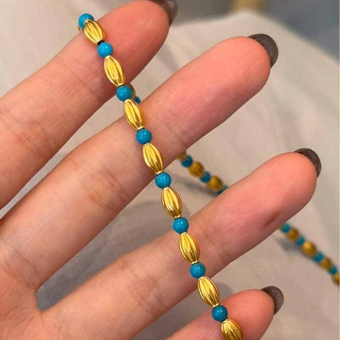 Playful Beaded Charm Bracelet Kalsten