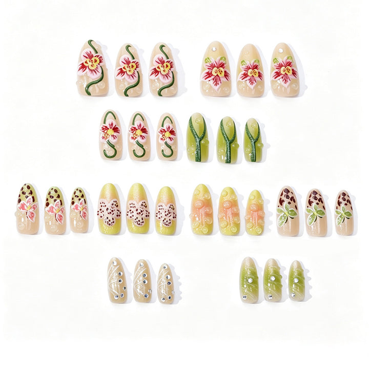 Decorative Floral 3D Nail Art Set Kalsten
