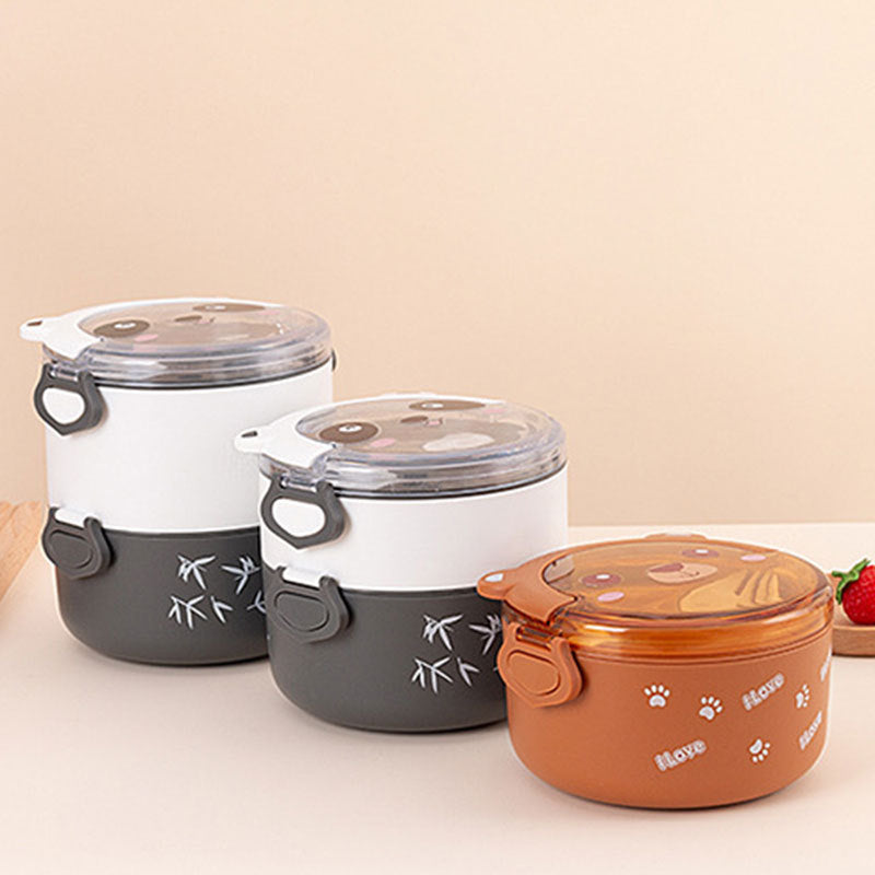 Cute Panda-Themed Food Storage Container