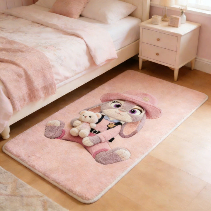 Cartoon Character Plush Area Rug