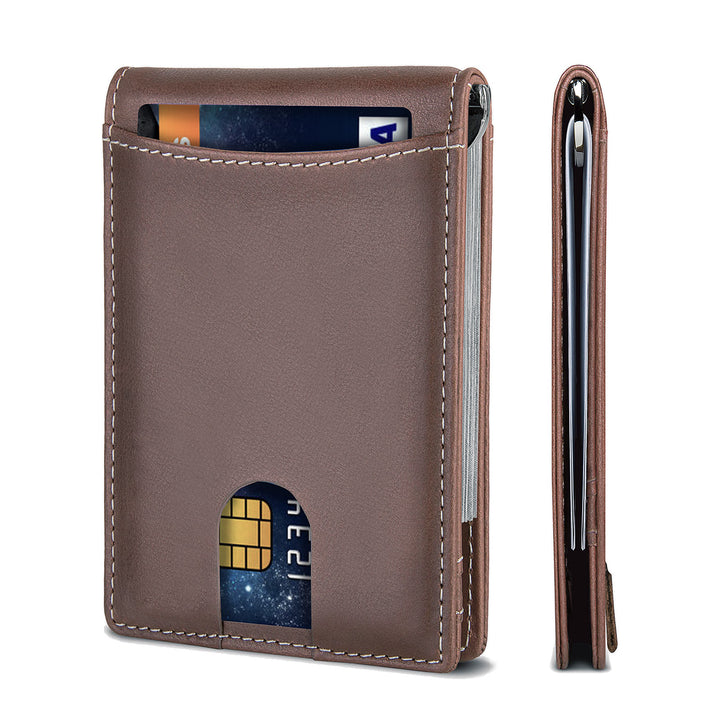 Ultra-Slim RFID-Blocking Leather Cardholder Kalsten