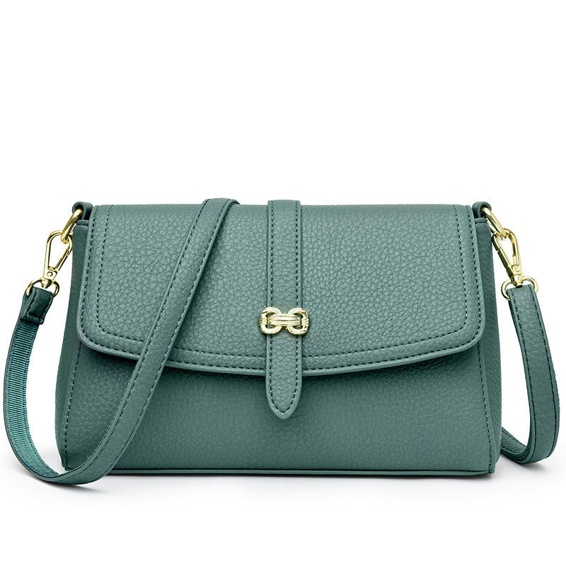 Elegant Faux Leather Crossbody Bag Kalsten