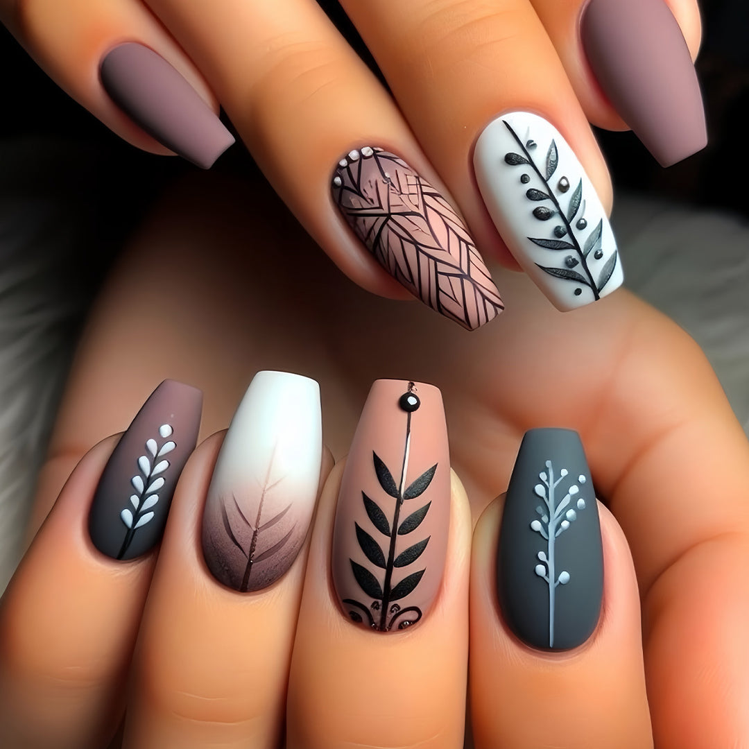 Botanical Nail Art Design Kalsten