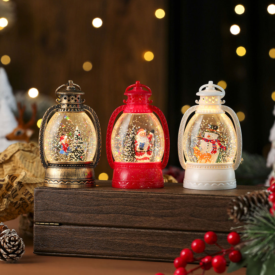 Decorative LED Snow Globe Lantern Kalsten