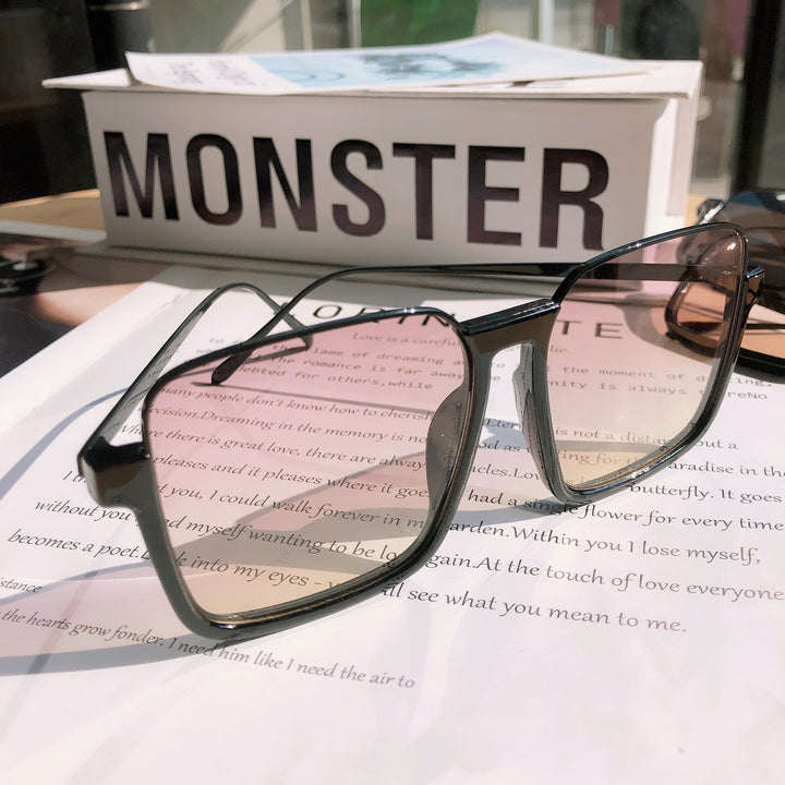 Oversized Geometric Frame Sunglasses Kalsten