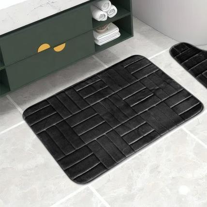 Plush Bathroom Mat Kalsten