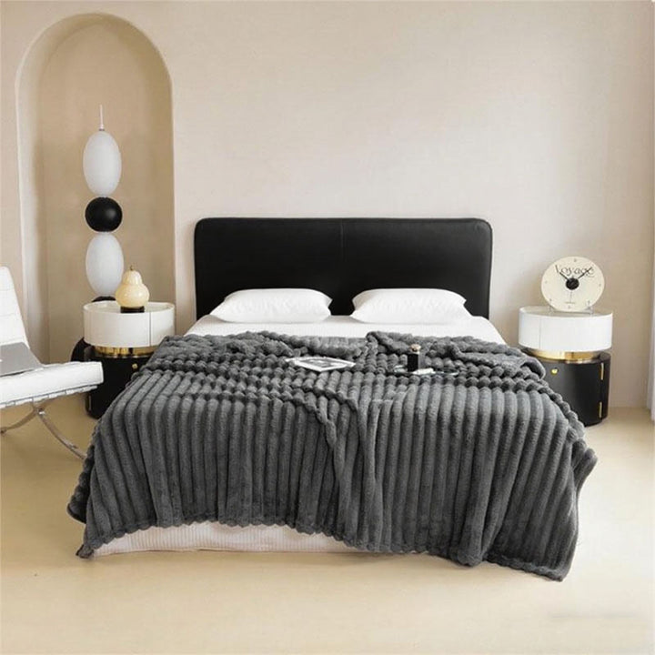 Women's Ultra-Soft Cuddly Blanket with Wave Structure Kalsten