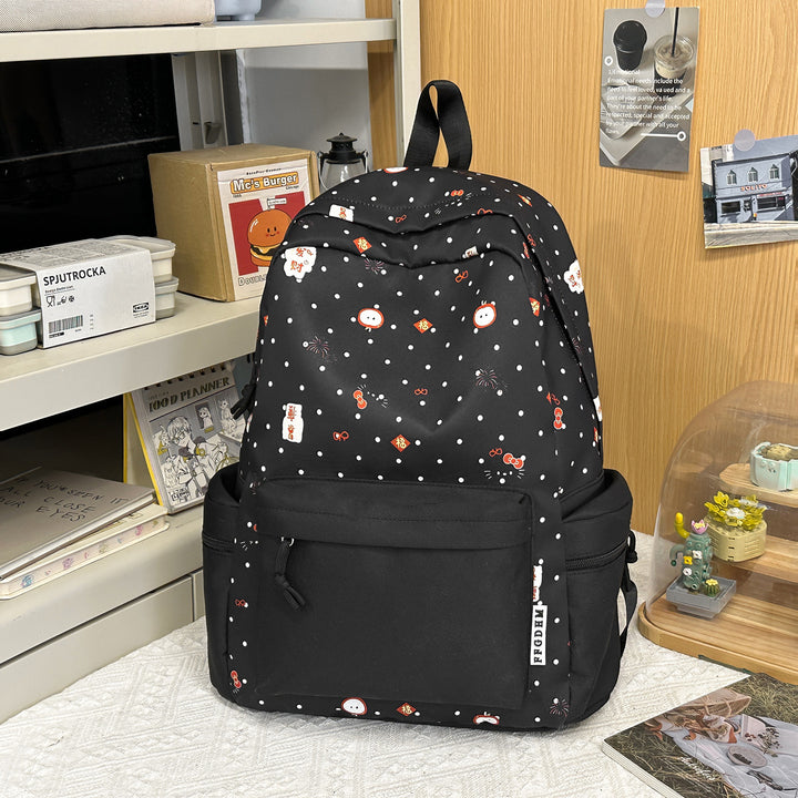 Playful Illustrated Cartoon Backpack Kalsten