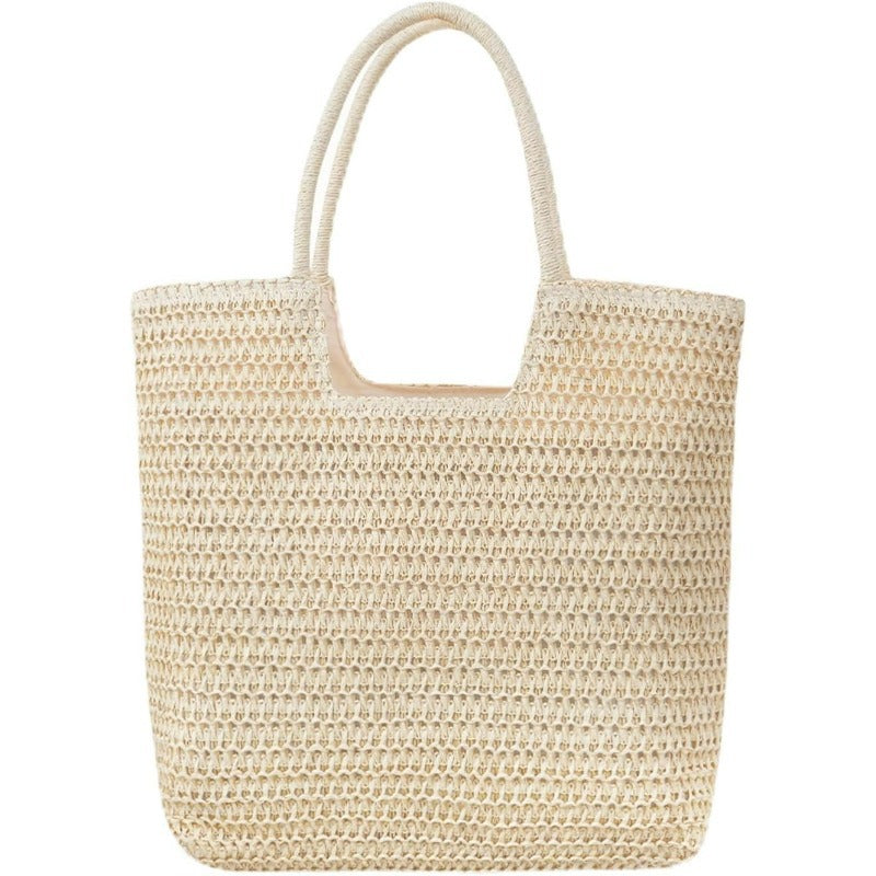 Handbag made of natural willow material with modern accents Kalsten