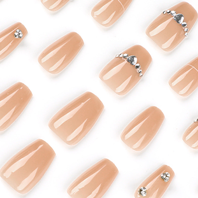 Glamorous nail art with rhinestone embellishment Kalsten