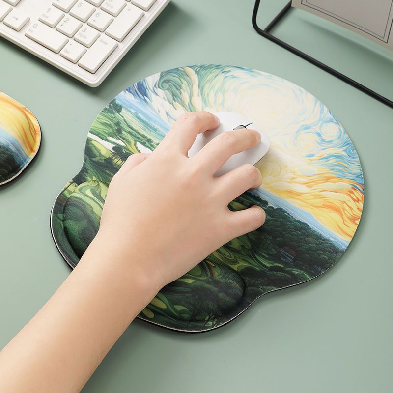Artistic Gel Wrist Support Mouse Pad
