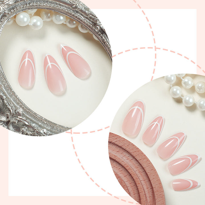 Premium Glossy Press-On Nail Set