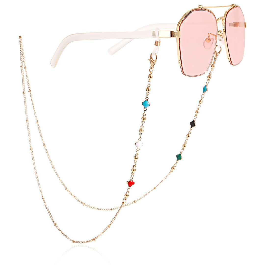 Stylish Sunglasses with Decorative Chain Kalsten