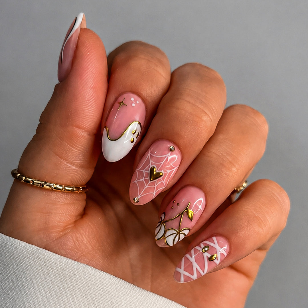 Artistic Halloween Themed Press-On Nail Set kalsten