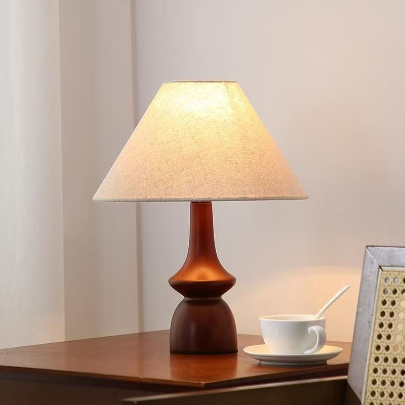 Contemporary Wooden Table Lamp