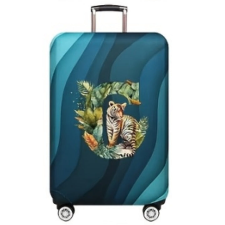 Women's hard-shell suitcase with stylish tiger design Kalsten