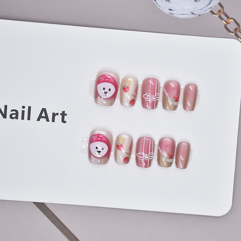 Artistic Cartoon-Themed Press-On Nail Art Kalsten