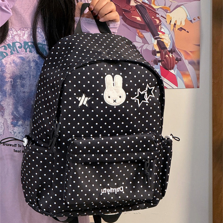 Cute Bunny-Embellished Backpack Kalsten