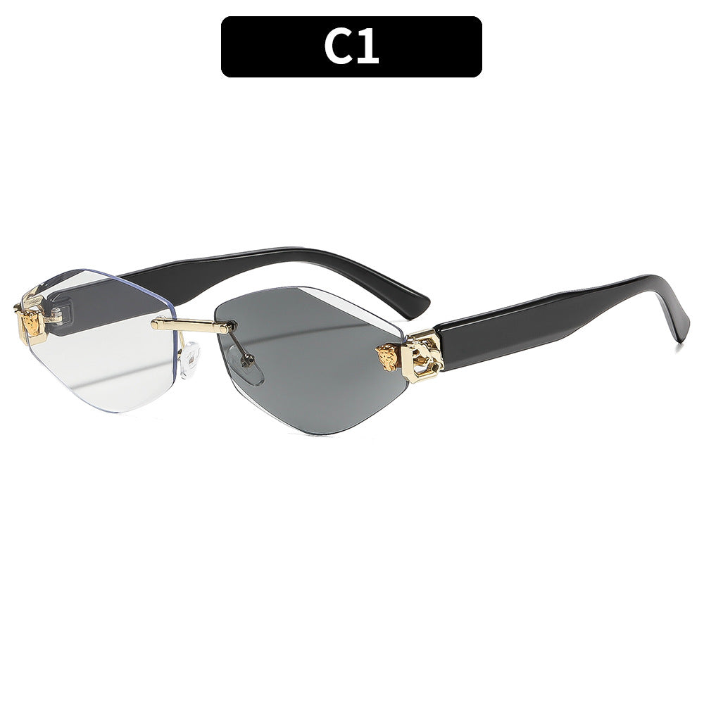 Elegant Geometric Oversized Sunglasses