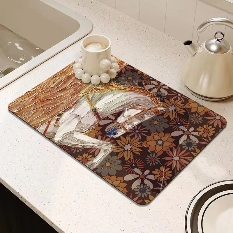 Decorative Kitchen Mat Kalsten