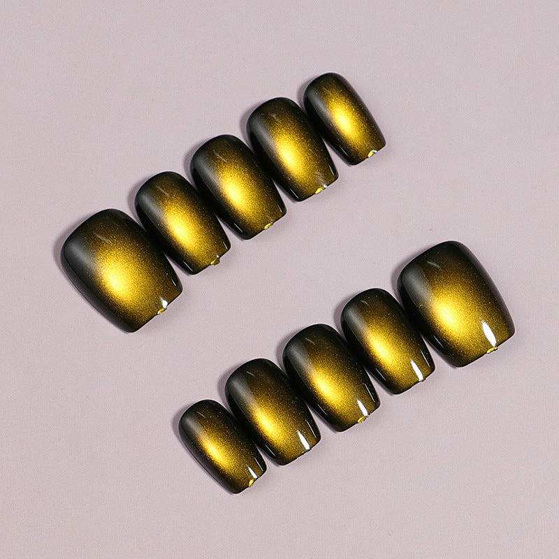 Glossy Metallic Press-On Nail Tips Kalsten