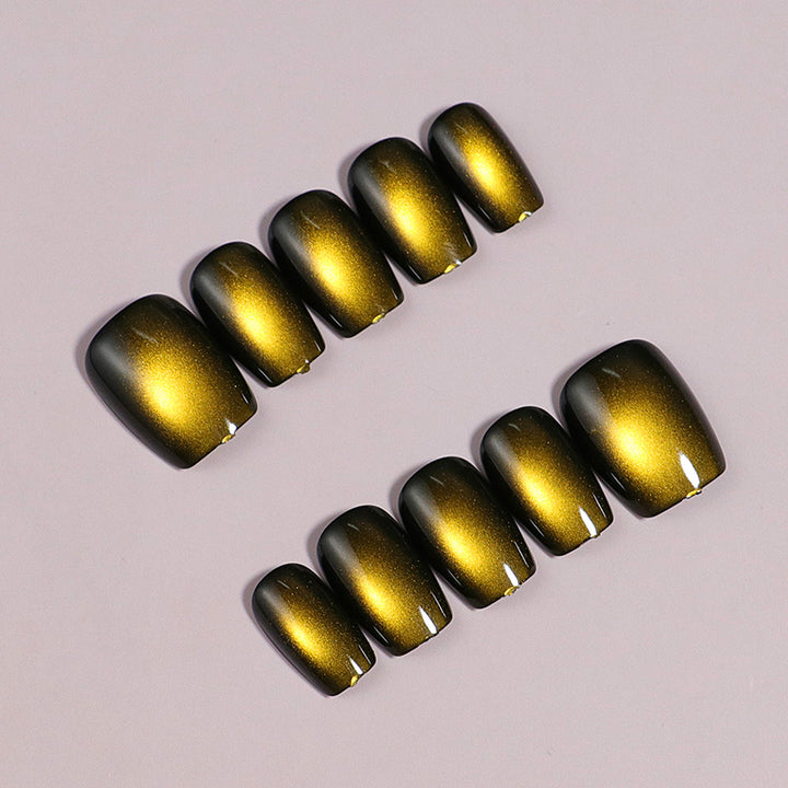 Glossy Metallic Press-On Nail Tips Kalsten