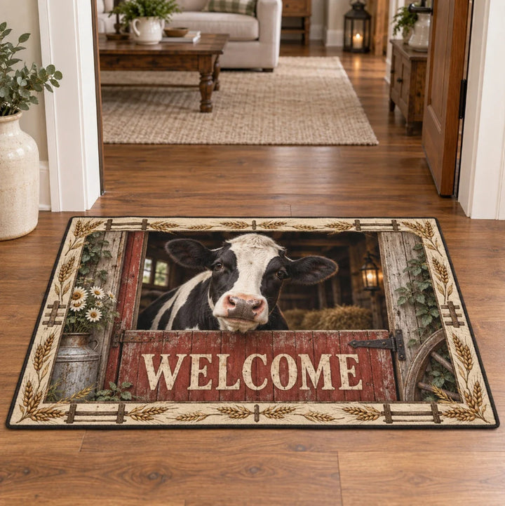Floral Welcoming Door Mat Kalsten