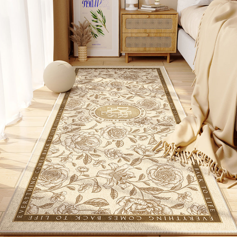 Floral Design Area Rug