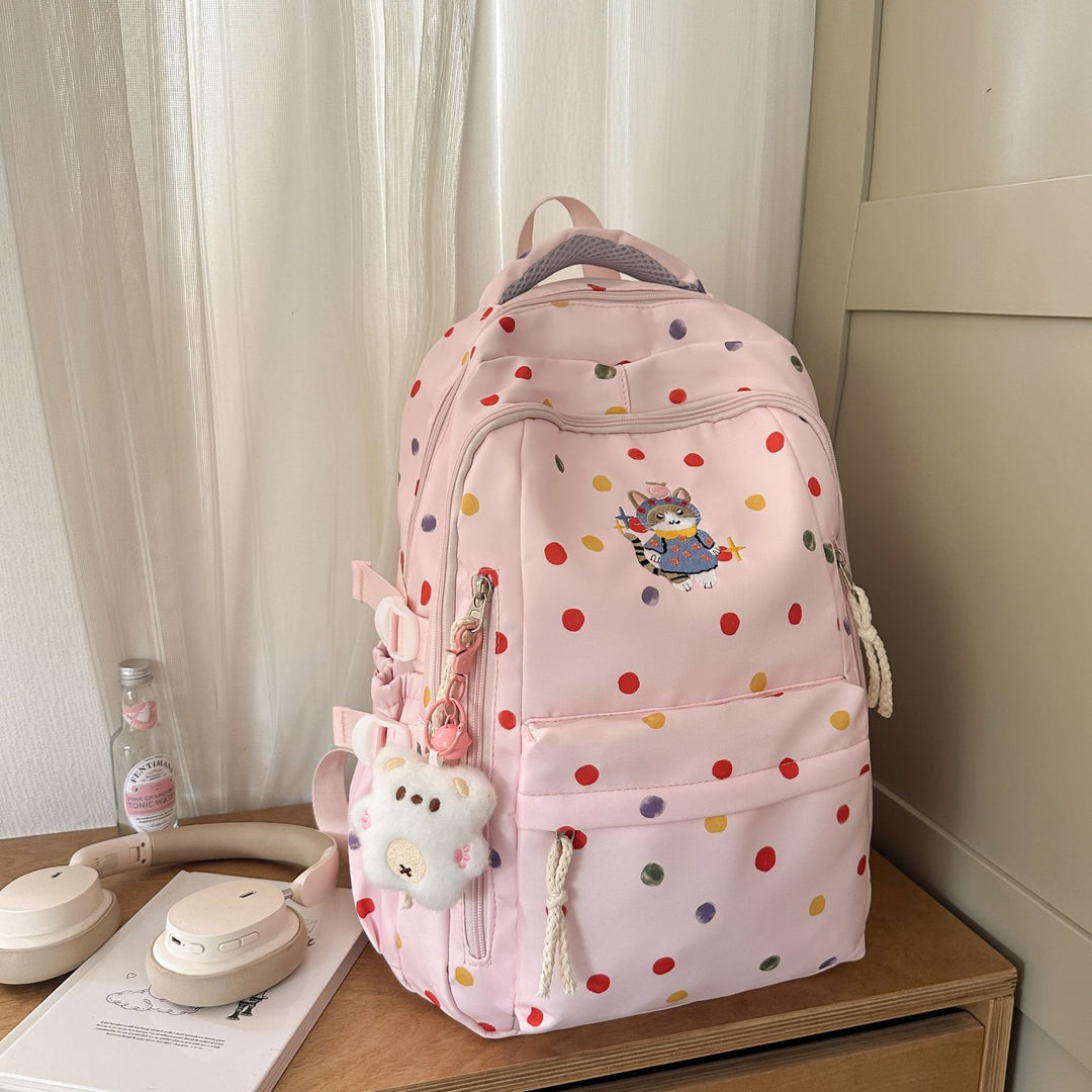 Whimsical Patterned School Backpack