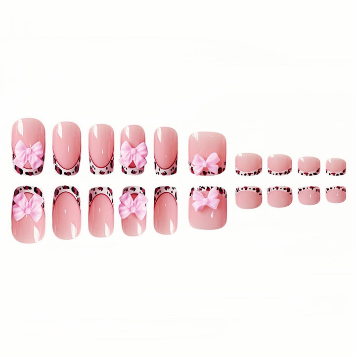 Decorative 3D Bow Press-On Nail Set Kalsten