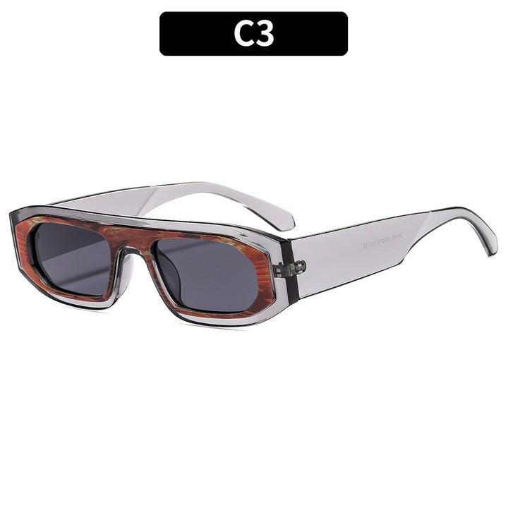 Geometric High-Frame Sunglasses